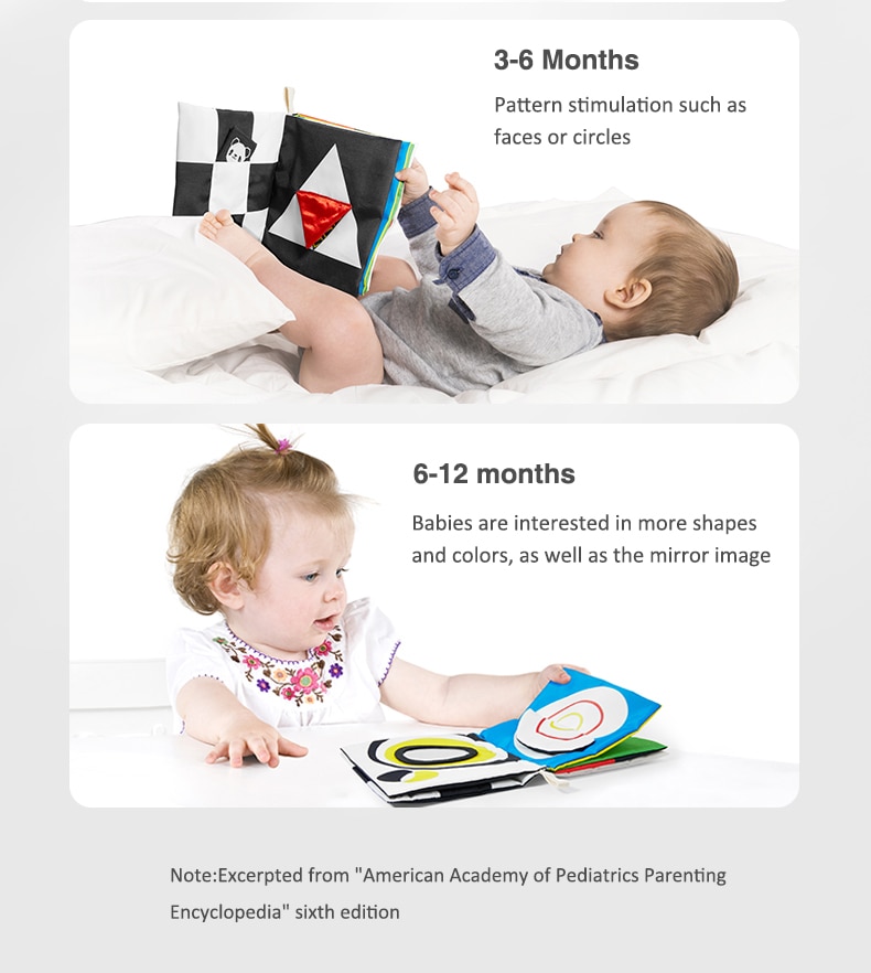 Baby Soft Book Educational Cloth Book